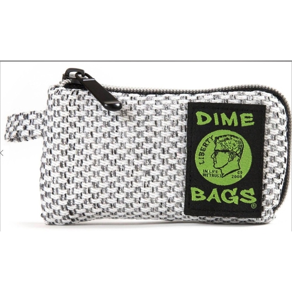 5" Padded Pouch From Dime‎ Bags-Silver NWT